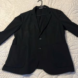 Nordstrom Rack men’s black blazer coat extra trim fit.